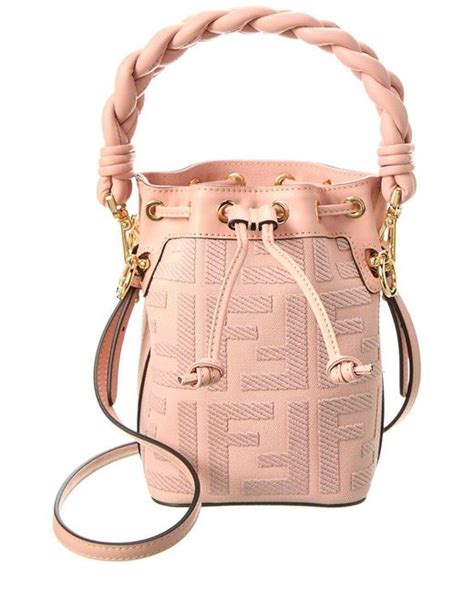 fendi hot pink bucket bag|Fendi crossbody bucket bag.